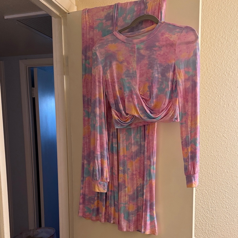 LoveShackFancy Tie-Dye Lounge Set - Picture 2 of 5